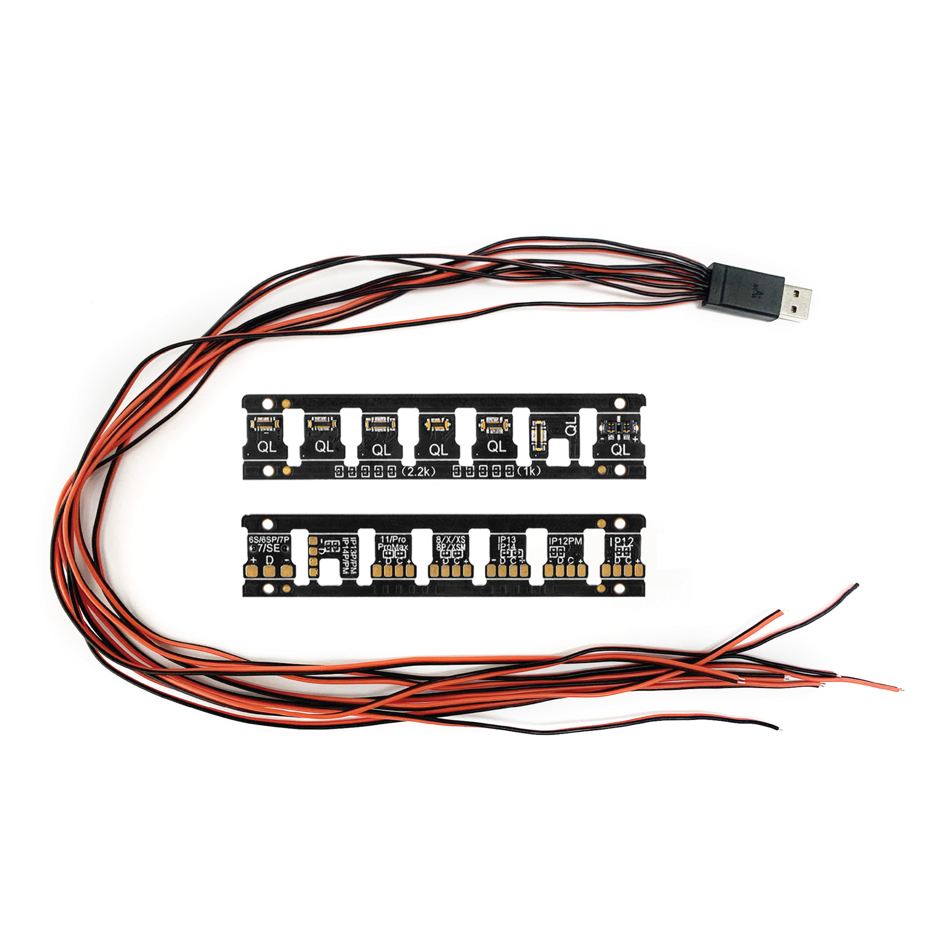 Qianli|mAi Silicone Power Cable Pack 1|USB port 8 in 1 +Battery board set*1 6S-14PM